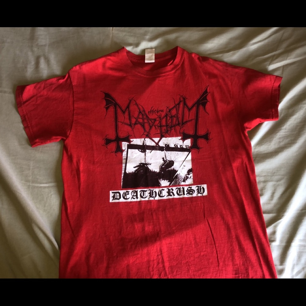 Red Mayhem shirt
